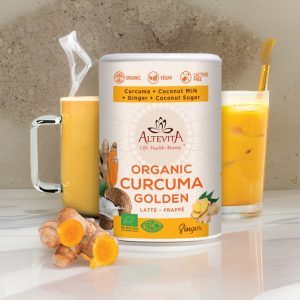 Kurkumový nápoj so zázvorom, Curcuma Golden, Organický, Altevita, 220g
