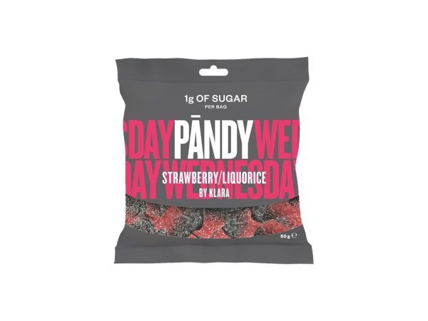 4768 827 Pandy Candy Strawberry Liquorice 50G