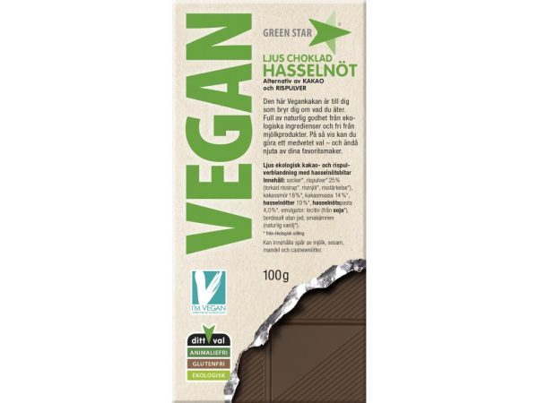 5384 615 Greenstar Bio Vegan Cokolada 100G