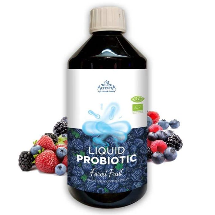 Tekuté probiotiká, Forest Fruit, Altevita 500ml