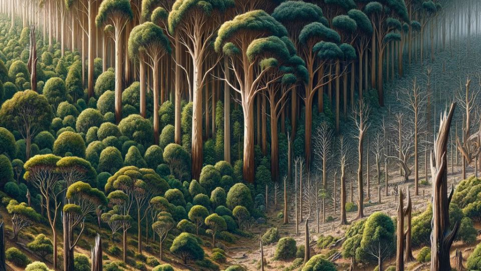 Eukalyptusy majú tendenciu rýchlo sa šíriť a môžu mať výrazný vplyv na pôdnu vlhkosť a živiny, čo môže mať za následok oslabenie miestnej vegetácie.