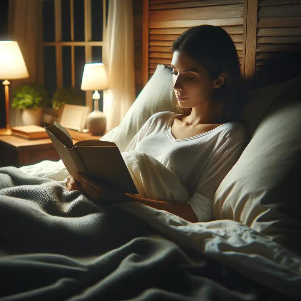 Čítanie knihy pred spaním môže odviesť myseľ od každodenných starostí a stresov. 